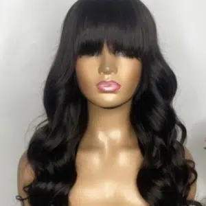 Wig with Bangs Body Wave - Human Hair Wig Los Angeles Hair Maiden India